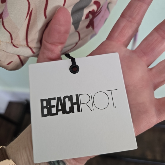 Beach Riot Abstract Floral Bikini Top - Picture 3 of 6